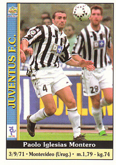 Paolo Iglesias Montero Juventus FC Mundicromo Calcio 2001 #152