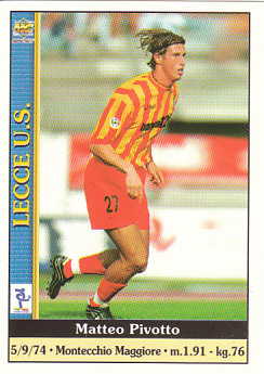 Matteo Pivotto Lecce Mundicromo Calcio 2001 #202