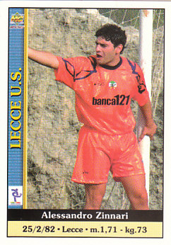 Alessandro Zinnari Lecce Mundicromo Calcio 2001 #210