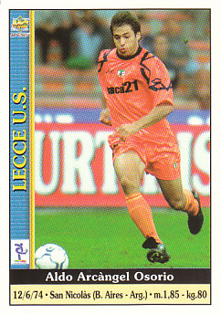 Aldo Arcangel Osorio Lecce Mundicromo Calcio 2001 #214