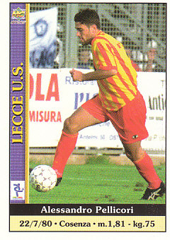 Alessandro Pellicori Lecce Mundicromo Calcio 2001 #215