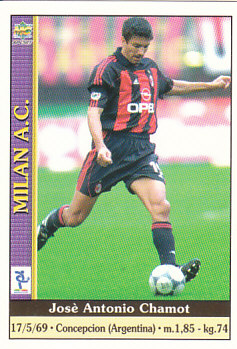 Jose Antonio Chamot A.C. Milan Mundicromo Calcio 2001 #221
