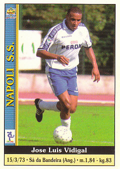 Jose Luis Vidigal SSC Napoli Mundicromo Calcio 2001 #260