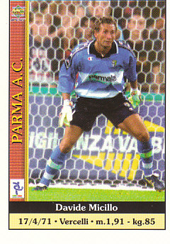 Davide Micillo Parma Mundicromo Calcio 2001 #268