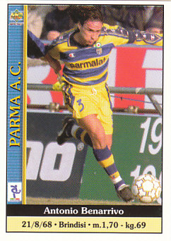 Antonio Benarrivo Parma Mundicromo Calcio 2001 #269