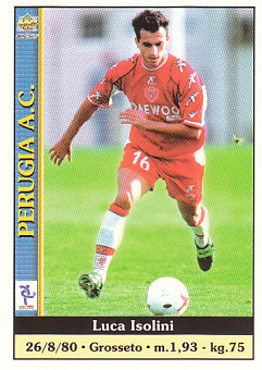 Luca Isolini Perugia Mundicromo Calcio 2001 #294