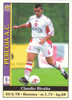 Claudio Rivalta Perugia Mundicromo Calcio 2001 #299