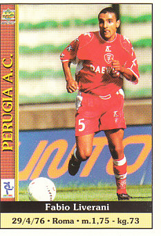 Fabio Liverani Perugia Mundicromo Calcio 2001 #305
