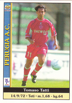 Tomaso Tatti Perugia Mundicromo Calcio 2001 #310