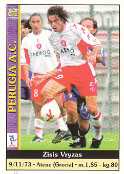 Zisis Vryzas Perugia Mundicromo Calcio 2001 #312