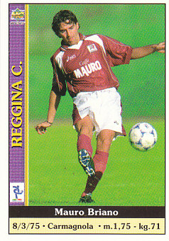 Mauro Briano Reggina Mundicromo Calcio 2001 #329