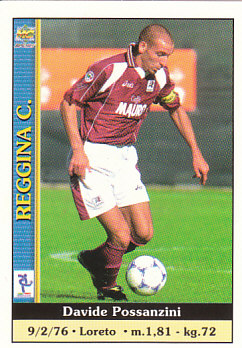 Davide Possanzini Reggina Mundicromo Calcio 2001 #335