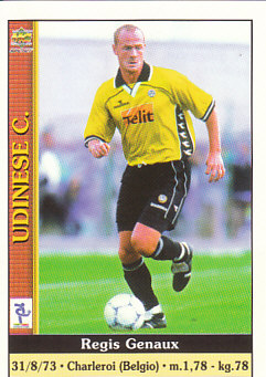 Regis Genaux Udinese Calcio Mundicromo Calcio 2001 #368