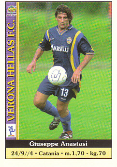Giuseppe Anastasi Verona Mundicromo Calcio 2001 #388