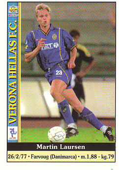 Martin Laursen Verona Mundicromo Calcio 2001 #394