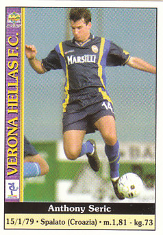 Anthony Seric Verona Mundicromo Calcio 2001 #396