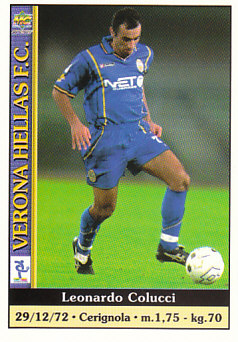 Leonardo Colucci Verona Mundicromo Calcio 2001 #399