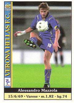 Alessandro Mazzola Verona Mundicromo Calcio 2001 #402