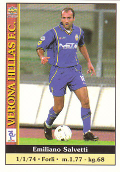 Emiliano Salvetti Verona Mundicromo Calcio 2001 #405