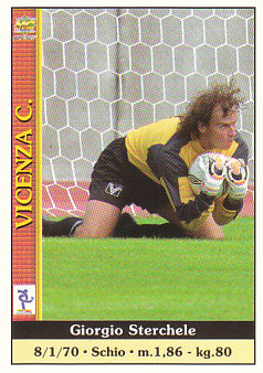 Giorgio Sterchele Vicenza Mundicromo Calcio 2001 #410