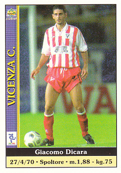 Giacomo Dicara Vicenza Mundicromo Calcio 2001 #416