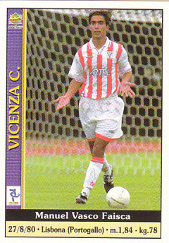 Manuel Vasco Faisca Vicenza Mundicromo Calcio 2001 #420
