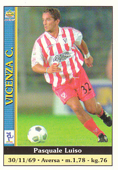 Pasquale Luiso Vicenza Mundicromo Calcio 2001 #431