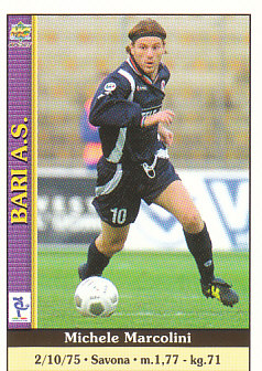 Michele Marcolini Bari Mundicromo Calcio 2001 Ultima Ora I #499