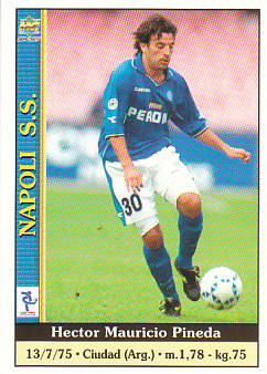 Hector Mauricio Pineda Napoli Mundicromo Calcio 2001 Ultima Ora I #513