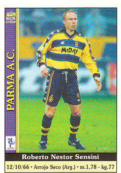 Roberto Nestor Sensini Parma Mundicromo Calcio 2001 Ultima Ora I #518