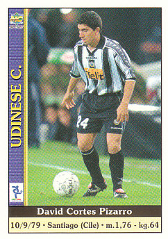 David Cortes Pizarro Udinese Calcio Mundicromo Calcio 2001 Ultima Ora I #530