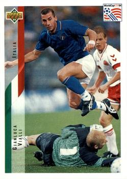 Gianluca Vialli Italy Upper Deck World Cup 1994 Eng/Ger #129