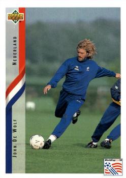 John De Wolf Netherlands Upper Deck World Cup 1994 Eng/Ger #137