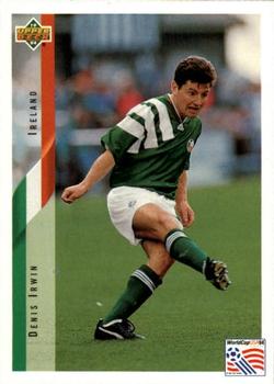 Denis Irwin Republic of Ireland Upper Deck World Cup 1994 Eng/Ger #169