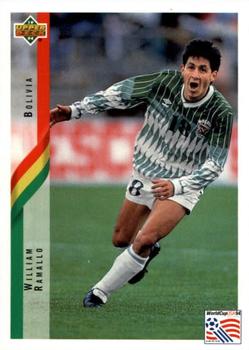 William Ramallo Bolivia Upper Deck World Cup 1994 Eng/Ger #182