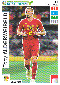Toby Alderweireld Belgium Panini Road to EURO 2020 #11