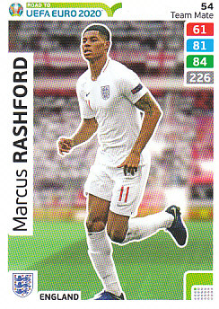 Marcus Rashford England Panini Road to EURO 2020 #54