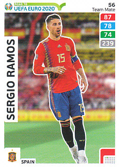 Sergio Ramos Spain Panini Road to EURO 2020 #56