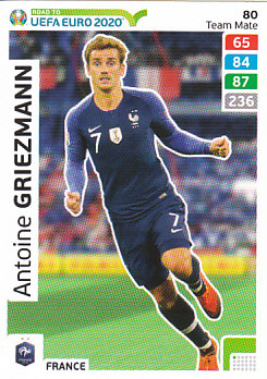 Antoine Griezmann France Panini Road to EURO 2020 #80