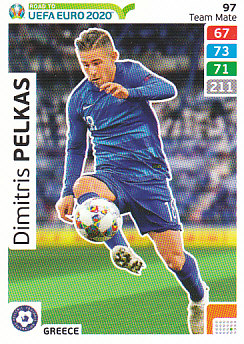 Dimitris Pelkas Greece Panini Road to EURO 2020 #97