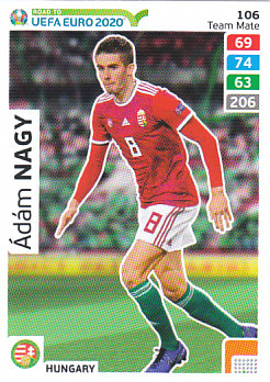 Adam Nagy Hungary Panini Road to EURO 2020 #106