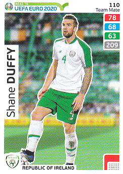 Shane Duffy Republic of Ireland Panini Road to EURO 2020 #110