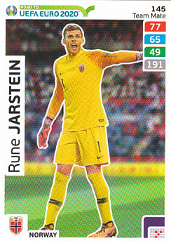 Rune Jarstein Norway Panini Road to EURO 2020 #145