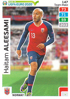 Haitam Aleesami Norway Panini Road to EURO 2020 #147