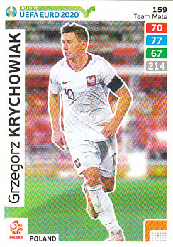 Grzegorz Krychowiak Poland Panini Road to EURO 2020 #159