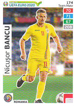 Nicusor Bancu Romania Panini Road to EURO 2020 #174