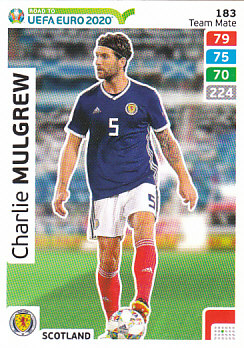 Charlie Mulgrew Scotland Panini Road to EURO 2020 #183