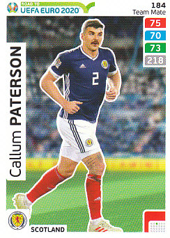 Callum Paterson Scotland Panini Road to EURO 2020 #184