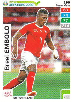 Breel Embolo Switzerland Panini Road to EURO 2020 #198