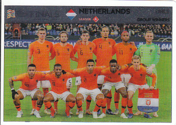 Team Photo (Netherlands) Netherlands Panini Road to EURO 2020 UEFA Nations League #UNL1